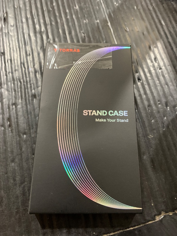 Photo 1 of TORRAS 360 Magnetic Stand for iPhone 17 Pro Case, [Rotatable Sturdy Kickstand][Fit for MagSafe][4X Mil-Grade Shockproof] Slim Transparent Phone Cover, Camera Button, Clear Orange, Ostand O3 Fitness