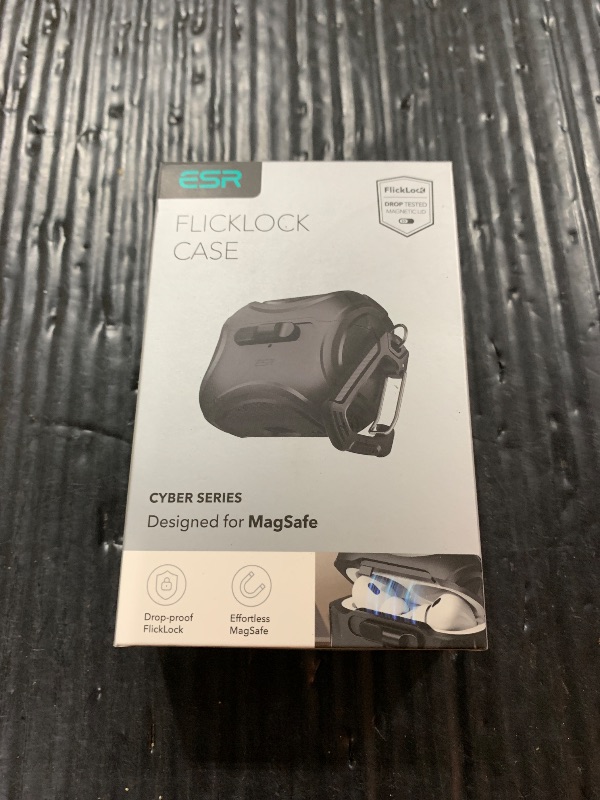 Photo 1 of ESR for AirPods Pro 2 Case (2023/2022/2019, 2nd/1st Gen), Compatible with AirPods Pro 2nd Generation (USB-C/Lightning Cable), Effortless MagSafe, Drop-Proof Lock, Easy Open, Cyber Series,Army Green