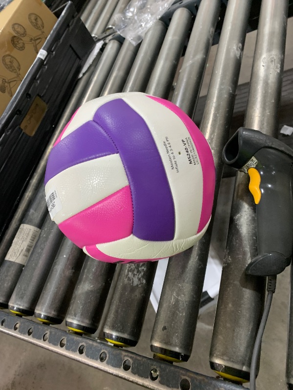 Photo 1 of Molten MS240 Light Touch Volleyball, Purple/Pink, 12 & Under/8.1 oz (MS240-VP)