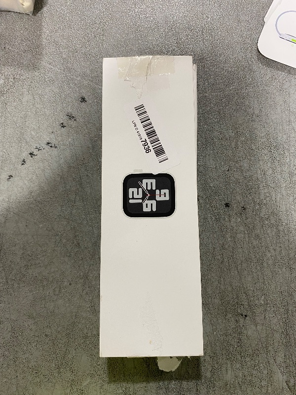 Photo 1 of Apple Watch SE (2nd Gen) [GPS 40mm] Smartwatch with Silver Aluminum Case with Winter Blue Sport Loop. Fitness & Sleep Tracker, Crash Detection, Heart Rate Monitor, Carbon Neutral