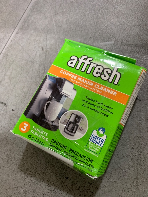 Photo 1 of Affresh Coffee Maker Cleaner, Works with Multi-cup and Single-serve Brewers, 3 Tablets