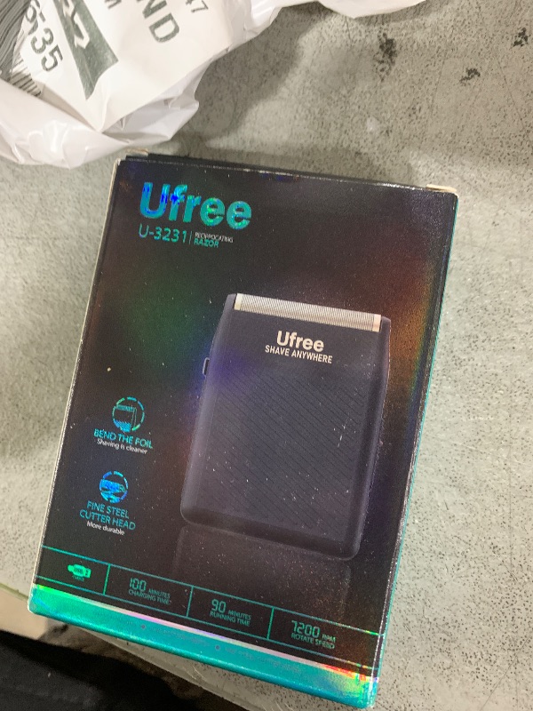 Photo 1 of Ufree Mini Foil Shaver, Portable Electric Razor for Men, USB-C Rechargeable Electric Shaver, Cordless Facial Shaver for Travel & Home Use