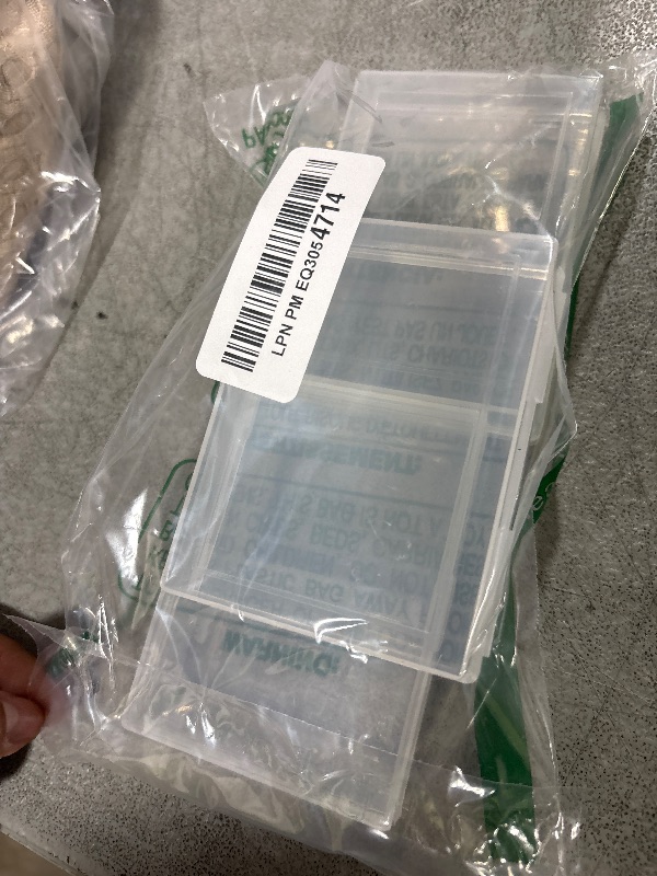 Photo 1 of Playing Card Case 3Pcs Plastic Empty Playing Card Box Holder Storage Organizer Snaps Closed for Standard 3.5X2.5 Inch Poker Size Card, Internal Card Game Case Size is 3.6X2.6X0.8 inch(NO Cards)