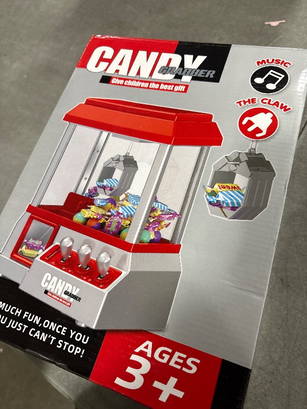 Photo 1 of Claw Machine for Kids Toy Mini Claw Machine Candy Grabber Prize Dispenser Vending Machine Arcade Game Machines for Home Party Christmas Birthday Gifts Cool Girl Toys