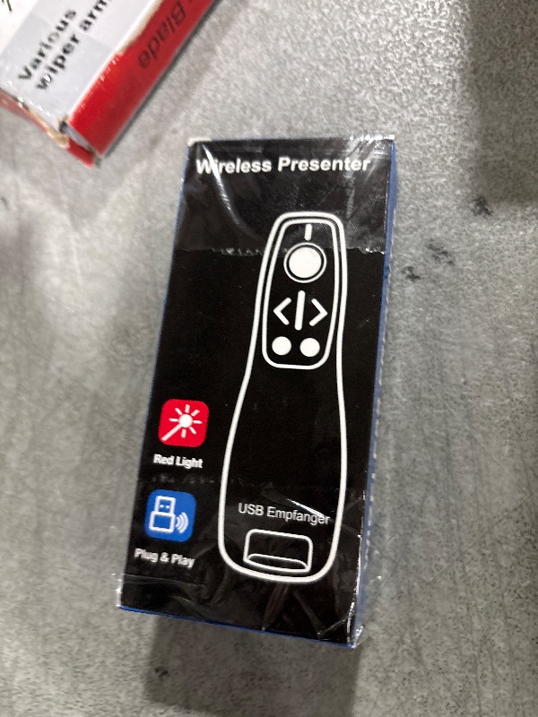 Photo 1 of Presentation Clicker Wireless Presenter Remote for PowerPoint, Powerpoint Clicker with Volume Control PowerPoint Slide Advancer for Mac, Computer, Laptop-E600