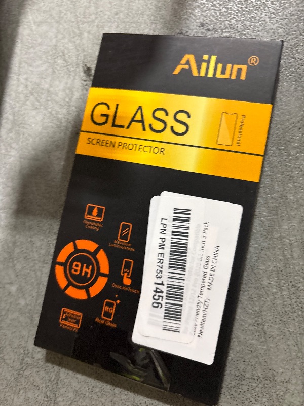 Photo 1 of Ailun Screen Protector for iPhone 12 / iPhone 12 Pro 2020 6.1 Inch 3 Pack Case Friendly Tempered Glass
