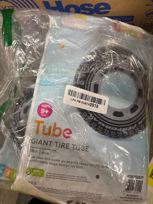 Photo 1 of Intex Inflatable 36" Giant Tire Tubes for Swimming Pool/Lake/Ocean (4 Pack)