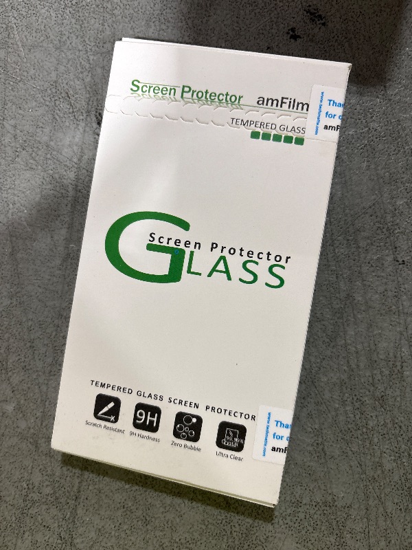 Photo 1 of amFilm Essential Screen Protector for iPhone 14 iPhone13 iPhone 13 Pro 6.1", Premium 9H+ Tempered Glass, Anti-Scratch, HD-Clear and Touch-Sensitive, Case Friendly, 2 Pack