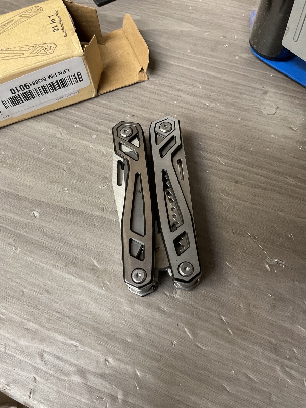 Photo 1 of WETOLS Multitool with Pocket Knife, Birthday Gifts for Men Women Mom Dad, 21-in-1 Stainless Steel Pliers with Screwdrivers, Self-locking Multi tools with EDC Sheath, Ideal for Home, Camping, Survival