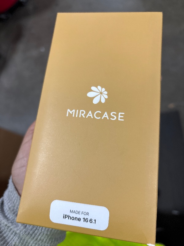 Photo 1 of Miracase for iPhone 16 Case 6.1'', Full-Body Bumper Phone case with Built-in Full Glass Screen &Camera Control,No Gap,Compatible with MagSafe,Drop Proof 16 Cover,Black