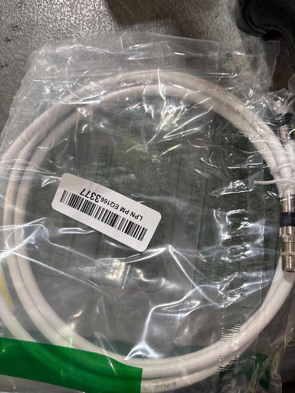 Photo 1 of G-PLUG 6FT RG6 Coaxial Cable Connectors Set - High-Speed Internet, Broadband and Digital TV Aerial, Satellite Sky Cable Extension- Weather-Sealed Double Rubber O-Ring and Compression Connectors White