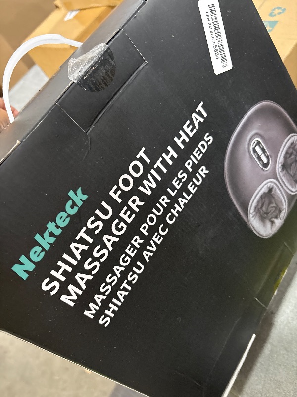Photo 1 of Nekteck Shiatsu Foot Massager with Heat, FSA Eligible Deep Kneading Therapy Air Compression, HSA Feet Massage Improve Blood Circulation Foot Wellness Soothing Pain Relief, Relax for Home Office Use