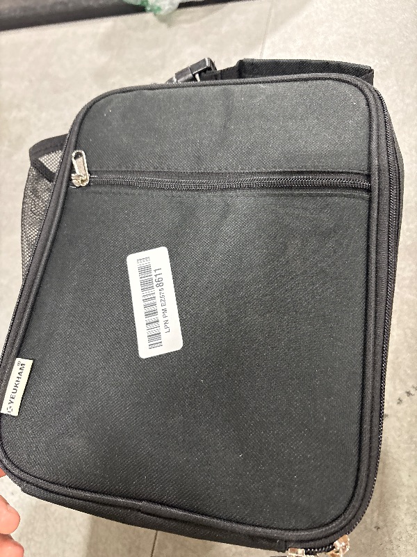 Photo 1 of GYEUKHAM Lunch Box for Kids Boys Girls Men Women, Insulated Small Soft Cooler Lunch Bag Kit for School Work Picnic Travel - Reusable Portable lunchbox, Black
