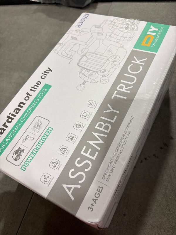 Photo 1 of BASUN Trucks Take Apart Toys with Electric Drill, DIY Electric City Clean Truck Toy Set, STEM Assembled Educational Toys, Garbage Truck Toys, Birthday Gifts for 3 4 5 6 7 8 Years Old Boys Girls