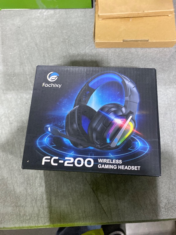 Photo 1 of Fachixy FC200 Wireless Gaming Headset for PS5, PS4-2.4GHz USB Foldable Headphones with Mic - 3D Stereo Bluetooth Headset with 50Hrs Battery Life, for Switch, PC, Mac, Mobile