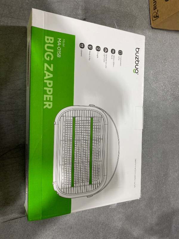 Photo 1 of Buzbug LED Bug Zapper Indoor, 10 Years Lifespan Lamp Sustainable Less Power, Durable High-Voltage Electric Mosquito Zapper, Fly Trap Mosquito Trap, Fly Killer -MA015B