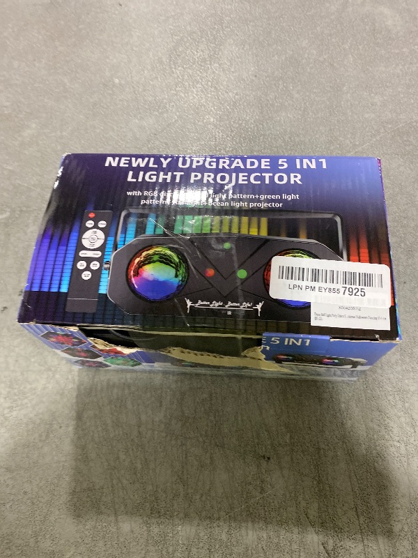 Photo 1 of Disco Ball Light,Party Disco Dj Strobe Ocean Star Projector Dance Light Sound Activated with Remote Control Stage Rave for Parties Club Bar Birthday Wedding KTV Christmas Halloween Dancing Décor