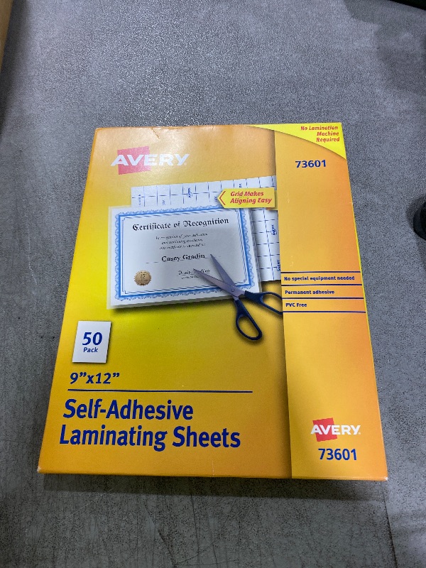 Photo 1 of 12Bx, Sheet,Laminate,9X12,50/Bx