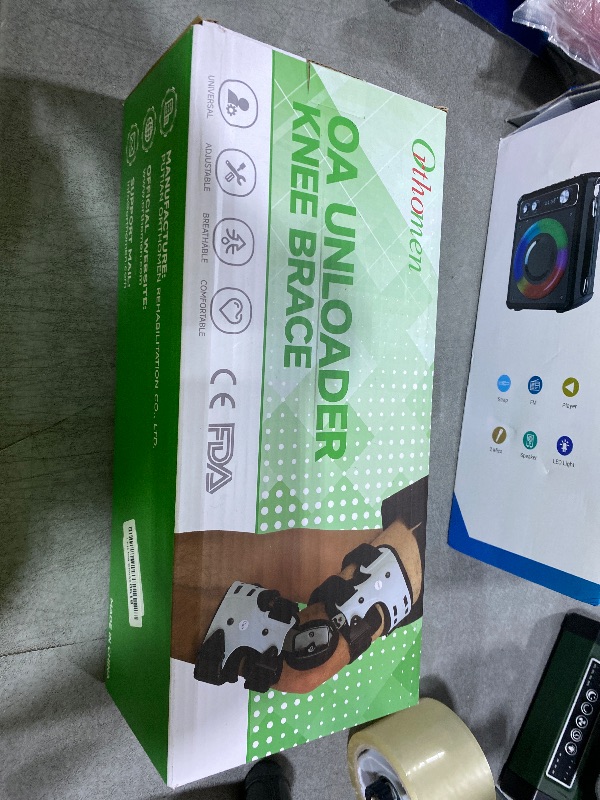 Photo 1 of Orthomen OA Unloader Knee Brace - Support for Arthritis Pain, Osteoarthritis, Cartilage Defect Repair, Avascular Necrosis, Knee Joint Pain and Degeneration (Medial/Inside - Right)