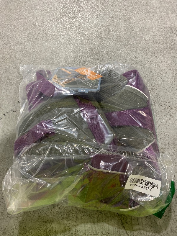 Photo 1 of Kurgo Journey Air Dog Harness - Secure Fit for Active Dogs - Padded Chest - Lightweight Ripstop Fabric - Breathable Mesh - Reflective Trim - Back Assist Handle - Purple - X-Large