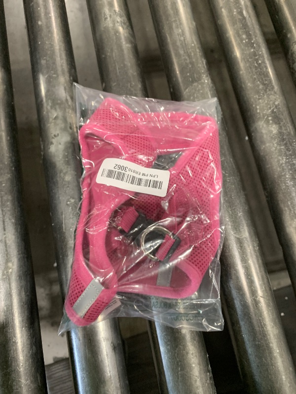 Photo 1 of Best Pet Supplies Voyager Step-in Air Harness - All Weather Mesh, Reflective, No Pull Harness for Dogs, Cats - Secure with Hook & Loop Fastener, Buckle, Double D-Rings - Fuchsia, M