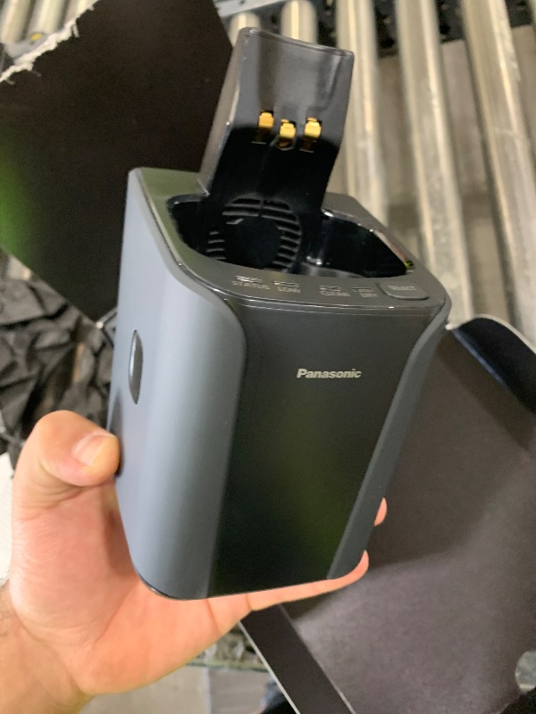 Photo 1 of Panasonic ARC6 Electric Razor for Men Face, Wet/Dry Shavers for Men with Foil Shaver, Premium Automatic Cleaning and Charging Station, Ultra-Fast 6-Blade & Pop-up Trimmer - ES-LS9A-K (Black)