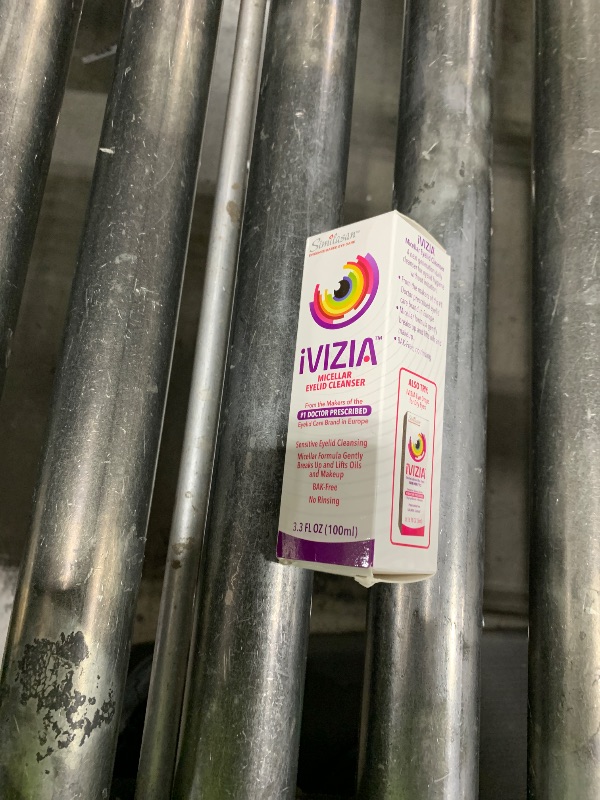 Photo 1 of iVIZIA Micellar Eyelid Cleanser for Sensitive Eyelid Cleansing, BAK-Preservative-Free, Rinse-Free, Gently Removes Makeup, 3.3fl oz Bottle Packaging May Vary?
