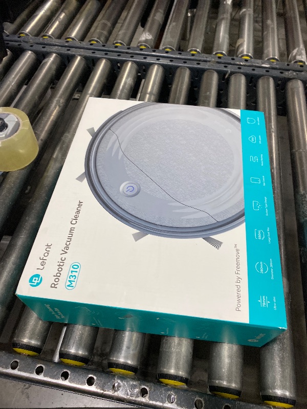 Photo 1 of Lefant M310 Robot Vacuum Cleaner, 4500Pa Powerful Suction, PreciSense Obstacle Avoidance, Mini, Quite, 160 Mins Self-Charging Robotic Vacuums, App/Voice/Remote, Ideal for Pet Hair Hard Floors, Black