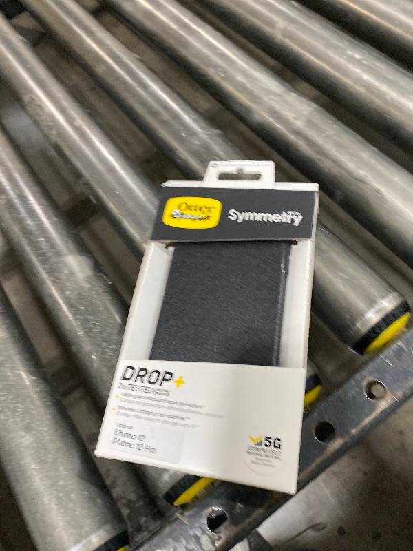 Photo 1 of OtterBox iPhone 12 & iPhone 12 Pro Symmetry Series Case - Black, Ultra-Sleek, Wireless Charging Compatible, Raised Edges Protect Camera & Screen