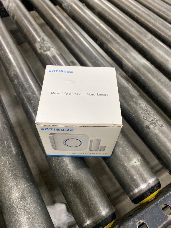Photo 1 of Door Chime, Satisure Wireless Door Open Contact Sensor Alarm Chime with 600 FT Range 58 Chimes 5 Volume Levels LED Indicators, Door Ringer Alert for Business/Store/Home/Office When Entering