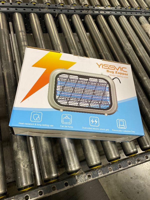 Photo 1 of YISSVIC 20W Indoor Bug Zapper Electric Fruit Fly Traps for Indoors Mosquito Zapper Electric Fly Zapper Moth Gnat Insect Killer for Home Office Garage Kitchen Dining Living Room (White)