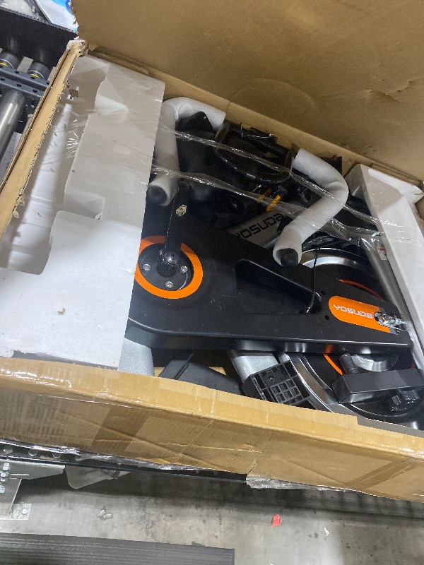 Photo 1 of YOSUDA Exercise Bike Stationary Indoor Cycling Bike for Home 300 Lbs Weight Capacity, Comfortable Seat Cushion and LCD Monitor
