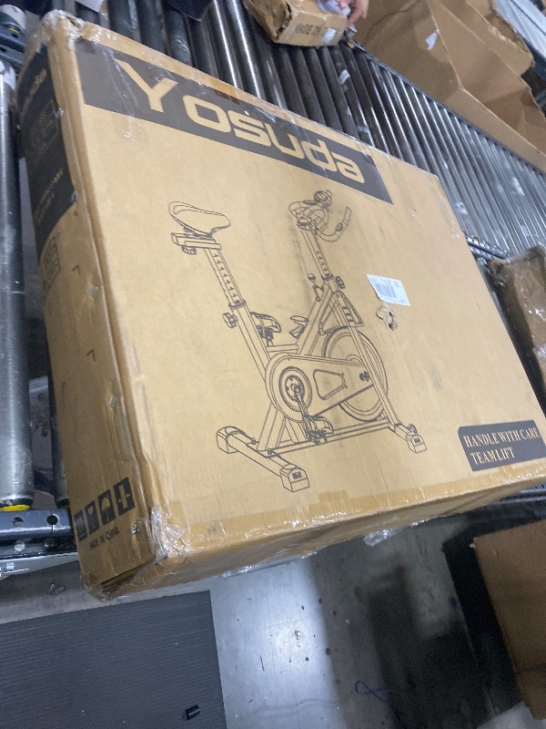 Photo 1 of YOSUDA Exercise Bike Stationary Indoor Cycling Bike for Home 300 Lbs Weight Capacity, Comfortable Seat Cushion and LCD Monitor
