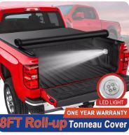 Photo 1 of MOSTPLUS 8FT Roll Up Truck Bed Tonneau Cover for 1988-2007 Chevy Silverado GMC Sierra
