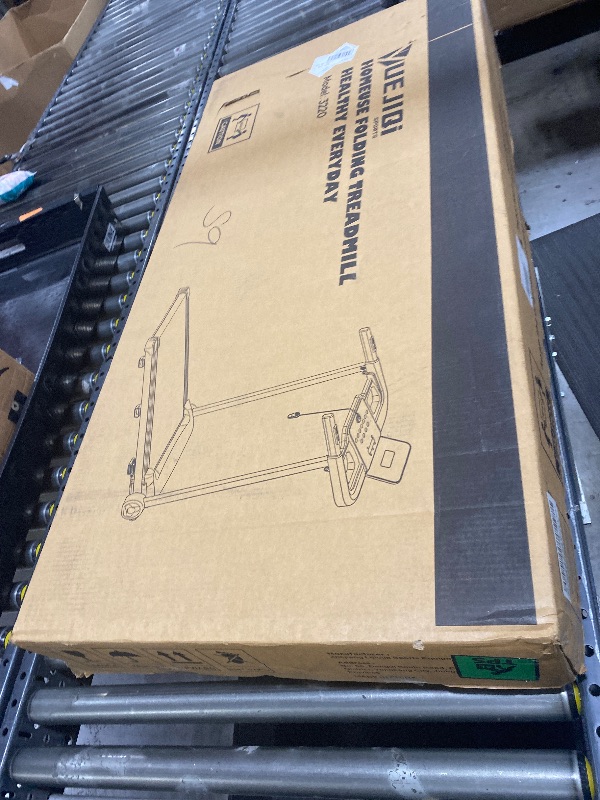 Photo 1 of 3.5HP Folding Incline Treadmill with 64 Preset Programs Bluetooth Electric Walking Treadmill Machine for Home, 0.6-8 MPH, 300 lbs
