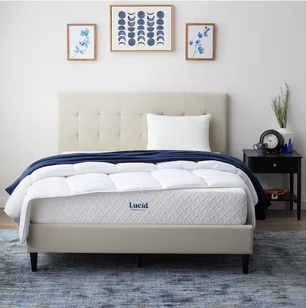Photo 1 of LUCID 10 Inch Memory Foam Mattress - Bamboo Charcoal and Gel Infusions cali 
