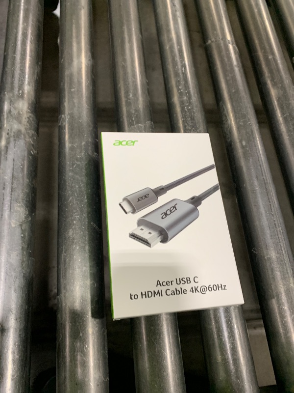 Photo 1 of Acer USB C to HDMI Cable for Home Office 6.6FT (4K@60Hz), High-Speed Type C to HDMI 2.0 Braided Cord, Thunderbolt 4/3 Compatible with MacBook, iPhone 16/15 Pro/Max, iMac, iPad Pro, Galaxy S24, Surface