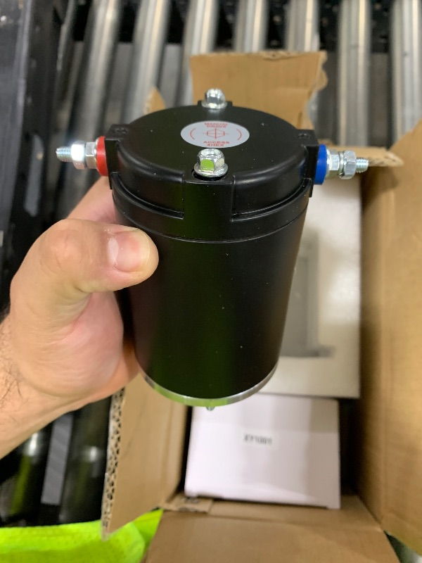 Photo 1 of LEAPTREND 045-167567 Hydraulic Pump Motor with Dual-Polarity Reversing Solenoid 118246 Compatible with Lippert Component Leveling System 167576 Arrowhead 430-24001 Bosch F000MM0809
