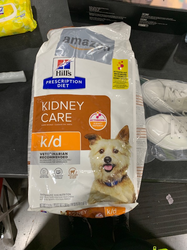 Photo 1 of Hill's Prescription Diet k/d Kidney Care with Lamb Dry Dog Food, Veterinary Diet, 17.6 lb. Bag (Packaging May Vary)