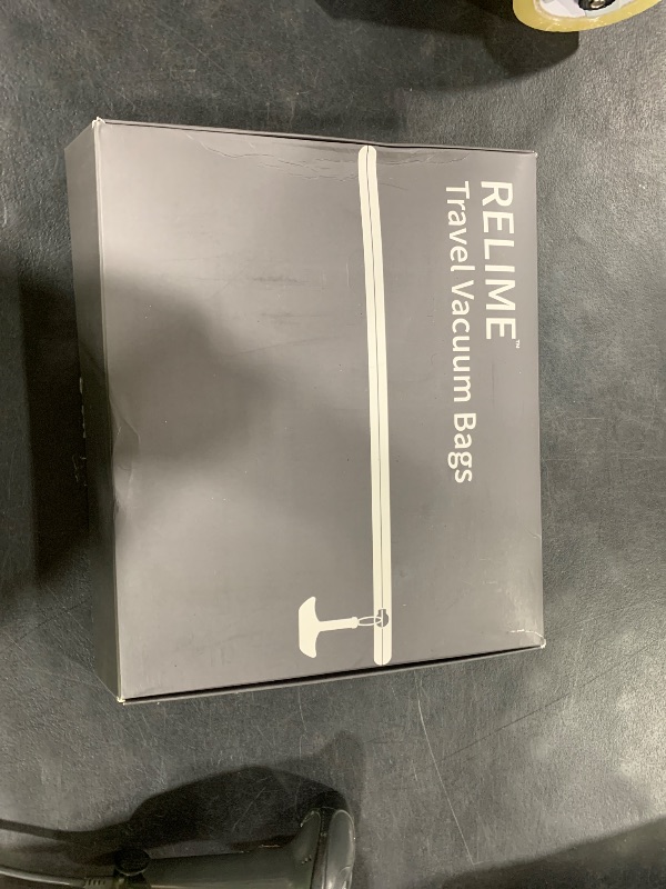 Photo 1 of Relime Apex Series Vacuum Bags for Travel Luggage with Wireless Pump, 180° Open, Reusable Compression Bags for Carry On Suitcases and Backpack, Vacuum Seal Packing Cube for Cloth (2Medium+Pump)