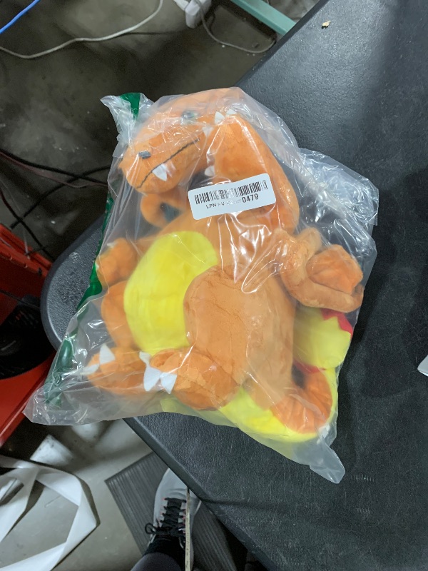 Photo 1 of CHAOZI0Evil Winged, fire-Breathing Dragon Stuffed Animal Dinosaur Plush firedragon Toys, Throw Pillow, Role-Playing Game Fan Props (Orange Yellow)
