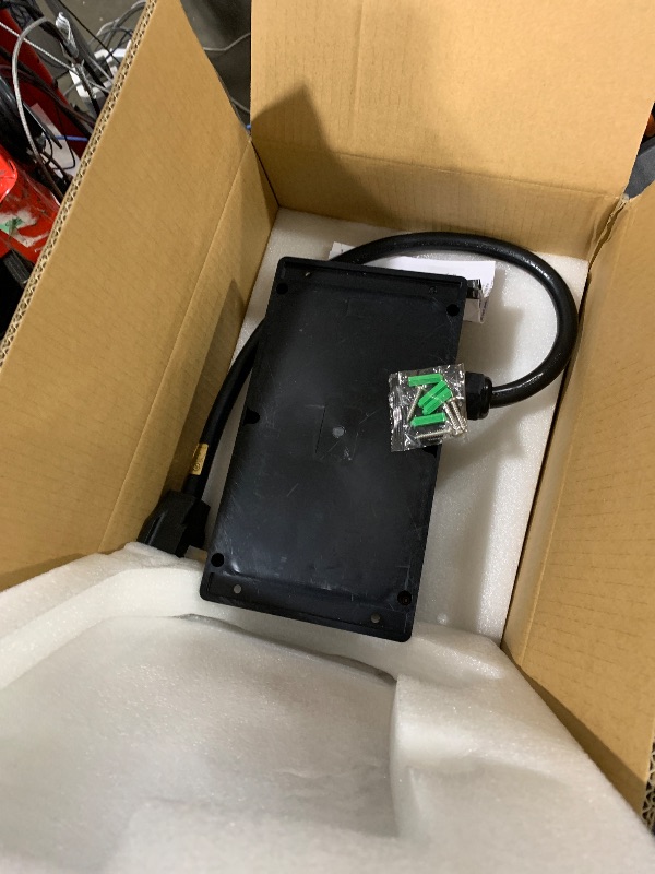 Photo 1 of NEMA 14-30 (4 Prong) Dryer Splitter with Breaker - 240V Dryer Splitter for EV, Fast Charge for 2 EVs, Prioritizing Left-Side Power Supply