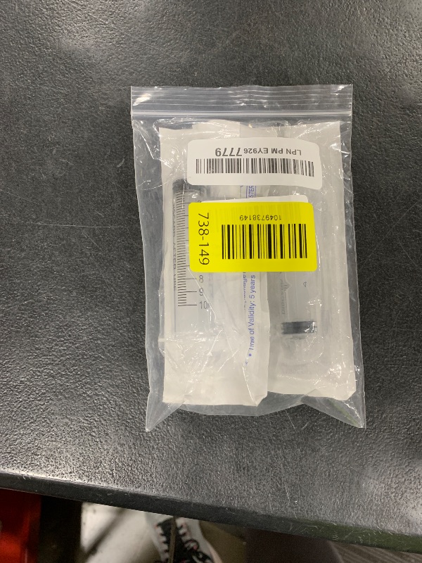 Photo 1 of 10ml Syringe for Liquid, Oral, Scientific Labs, Measurement, Dispensing, with Cap- 3 Pack
