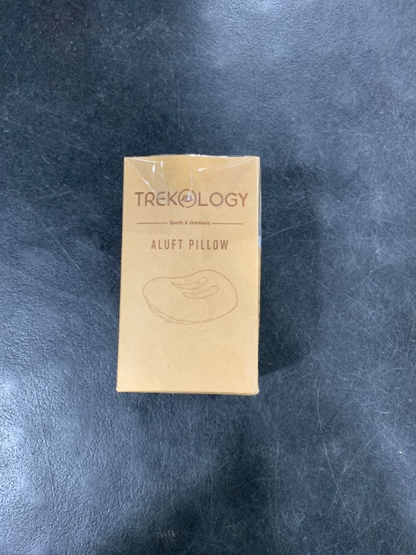 Photo 1 of TREKOLOGY Ultralight Inflatable Camping Travel Pillow - ALUFT 2.0 Compressible, Compact, Comfortable, Ergonomic Inflating Pillows for Neck & Lumbar Support While Camp, Hiking, Backpacking
