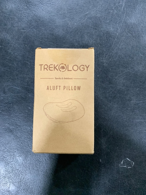 Photo 1 of TREKOLOGY Ultralight Inflatable Camping Travel Pillow - ALUFT 2.0 Compressible, Compact, Comfortable, Ergonomic Inflating Pillows for Neck & Lumbar Support While Camp, Hiking, Backpacking