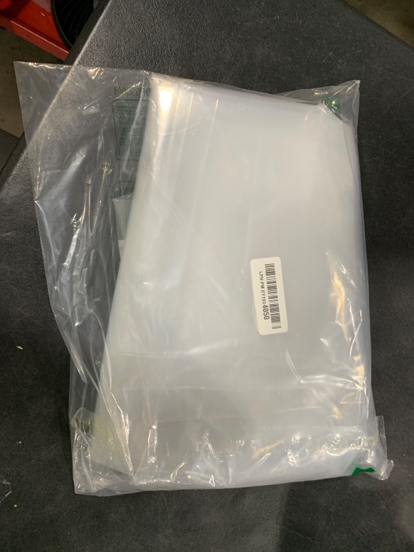 Photo 1 of PLASTIC TABLE COVER, UNKNOWN SIZE.