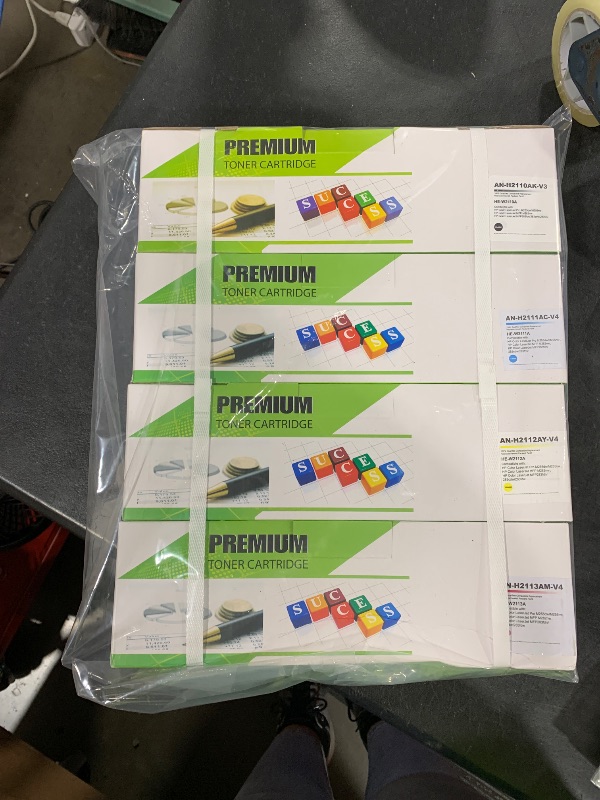Photo 1 of 206A Toner Cartridge 4Pack Compatible with HP 206A 206X Toner Set for HP Color Laserjet Pro M255dw M255nw MFP M283fdw M283cdw M282nw M283fdn Ink?Black/Cyan/Yellow/Magenta