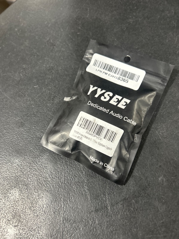 Photo 1 of YYSEE 8 core 4.4mm to 0.78mm 2 pin Balanced Earphone Upgrade Cable?HiFi in Ear Monitor Replacement TRRRS Cable?Silver Plated Copper Extension Cable ?1.5M,4.4mm?