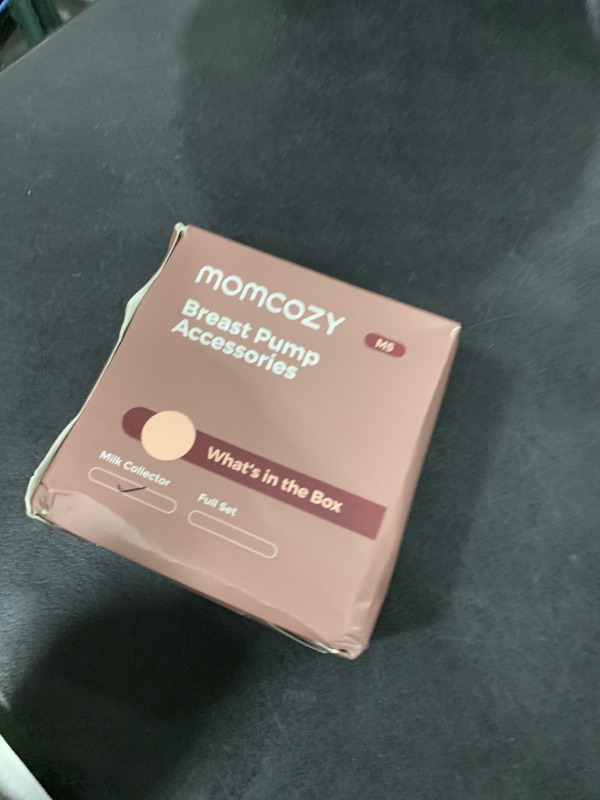 Photo 1 of Momcozy Full Set Collector Cup Only Compatible with Momcozy M5 NOT for Others. Original M5 Breast Pump Replacement Accessories (160ml, with Double-Sealed Flange 24mm)