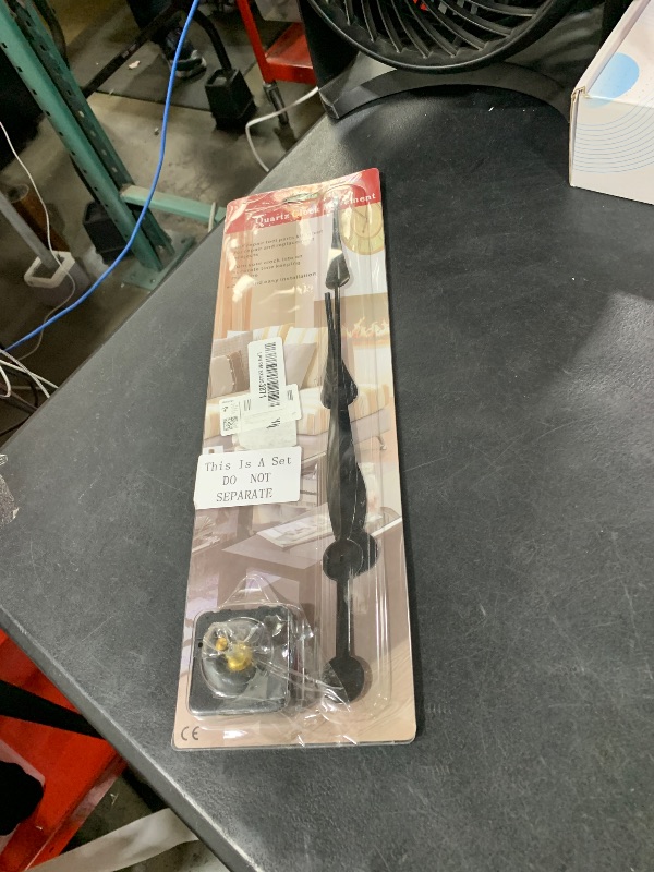 Photo 1 of Hicarer High Torque Quartz Long Shaft Clock Mechanism Replacement with 12 Inch Long Spade Hands Clock Movement Replacement Motor for DIY